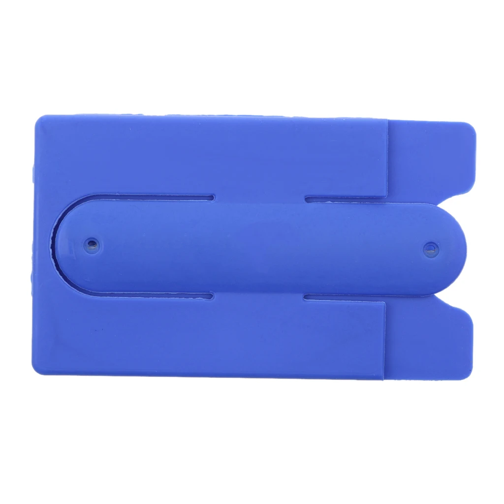 For Cell Phone Adhesive Silicone Back Credit Card Pouch Holder Stand Cute Universal Portable Phone Tablet Stand Holder Durable