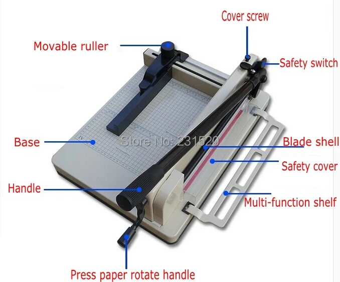 Ручной станок для резки бумаги формата A4|a4 airbag|outlet boxa4 frame |