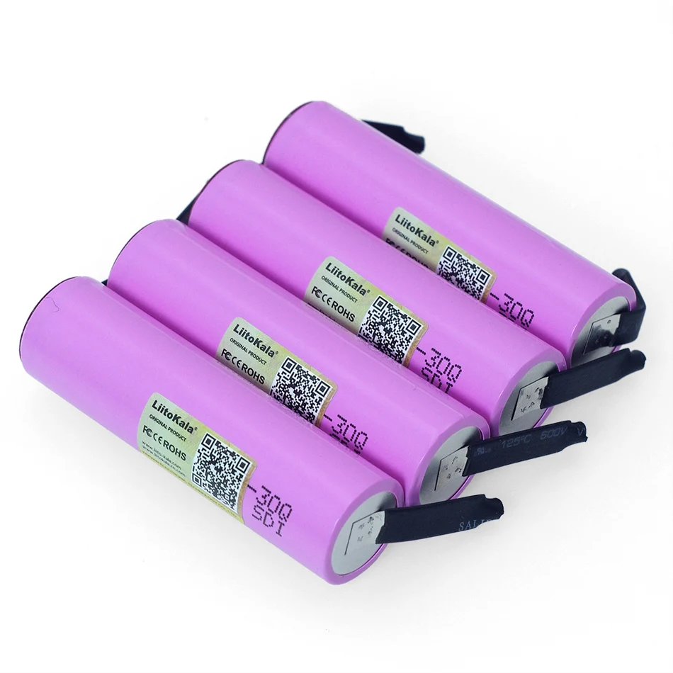 Liitokala 3,7 V li-lon аккумуляторная батарея INR18650 30Q 3000mAh li-lon батареи для ноутбука+ DIY никель