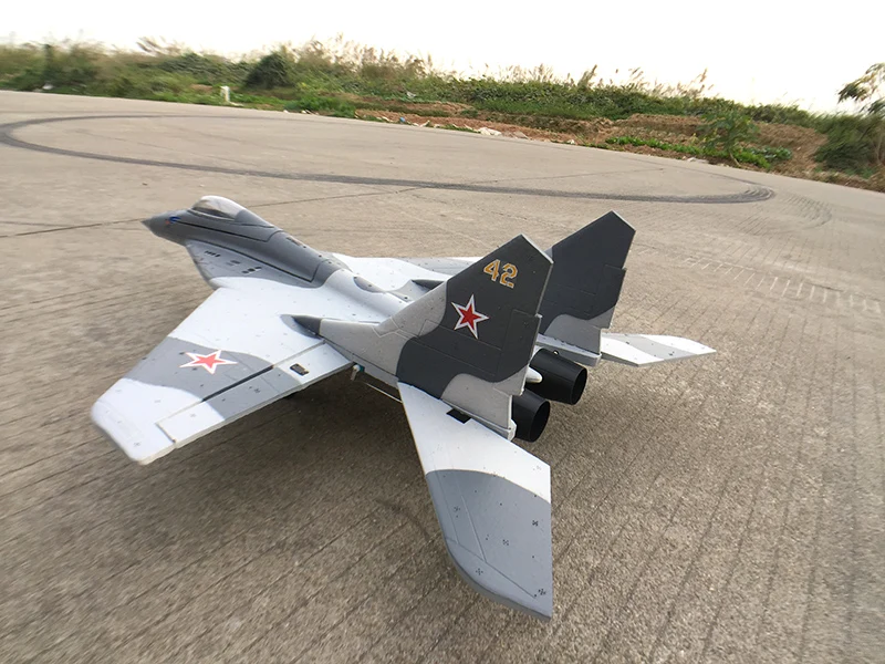 Skyflight LX EPP Твин 30 мм EDF мини MIG29 комплект плоская модель rc W/O МОТОР сервоприводы ESC батарея TH03159