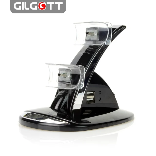Best Offers LED Light Quick Dual USB Charging Dock Stand Charger for PlayStation 3 for PS3 Controller