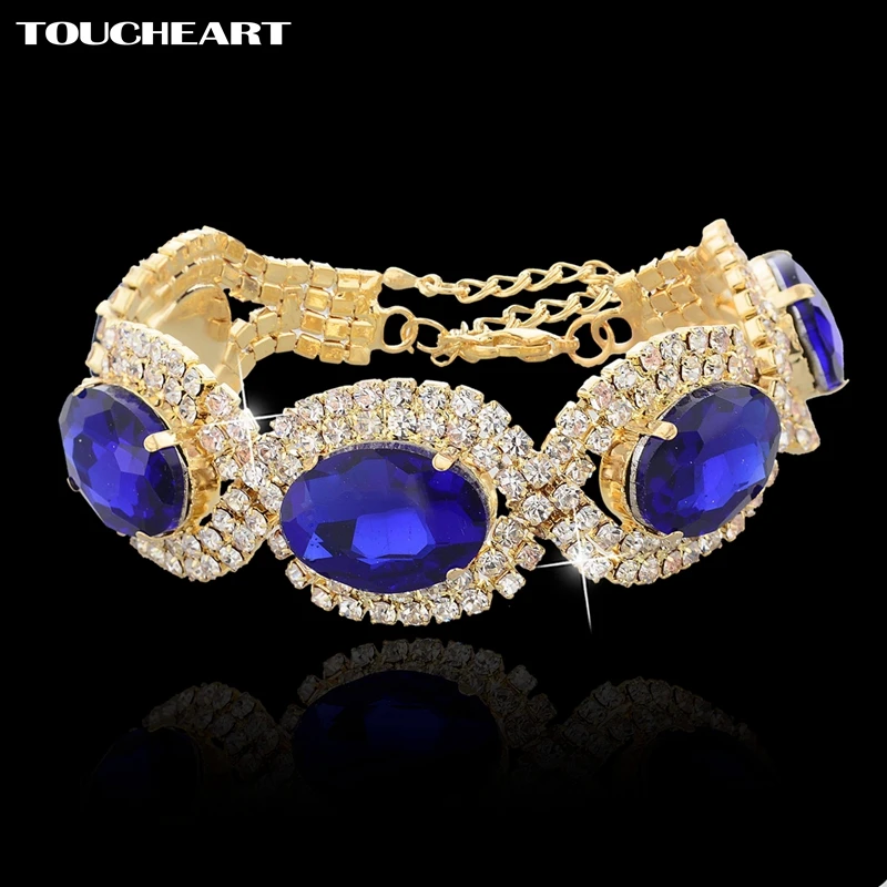 

Gold/Silver Bracelet Luxury Ausrian Crystal Famous Brand Bracelet For Women New Fashion Bracelet Bangle SBR140397