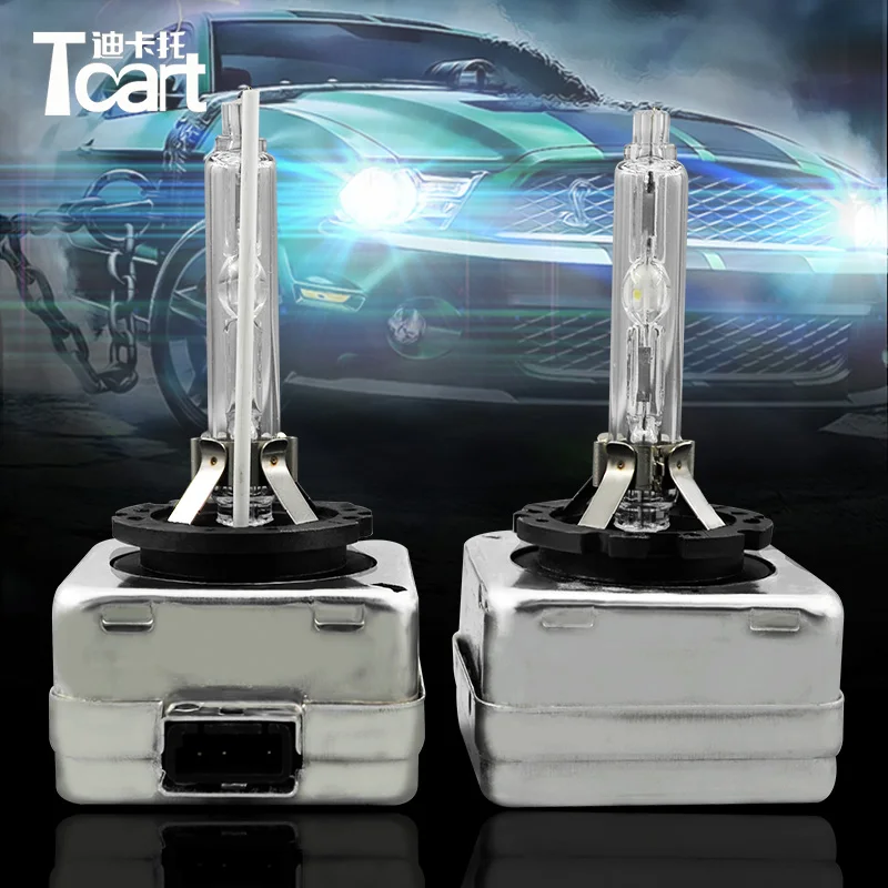 

Tcart 2pcs/pair Good Quality D1 D1S xenon bulb HID D1S 6000K 4300K 8000K Headlight Bulb xenon bulb 35W D1S high bright HID xenon