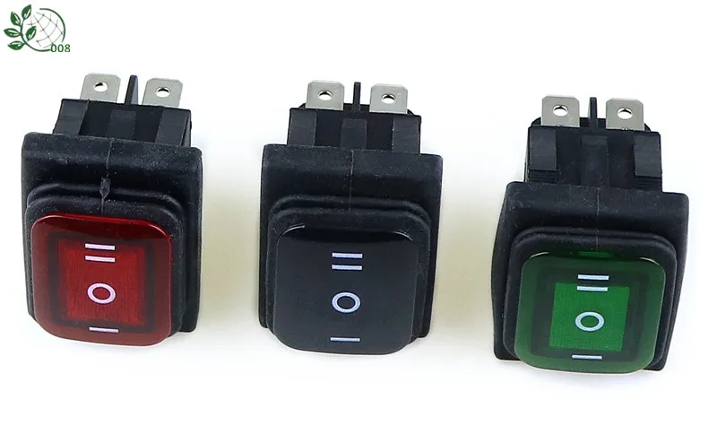 

1Pcs Waterproof 6Pin Rocker Switch 3 Position Locking ON-OFF-ON DSDT 16A/250V/ 20A 125V RL2