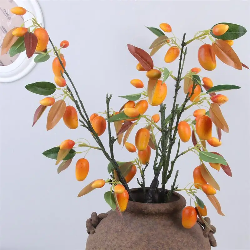 Flone Artificial Foam Silk Plant Bouquet High Quality Fake Flowers for Wedding Party Home Offic Garden Decoration Art Accessorie (29)