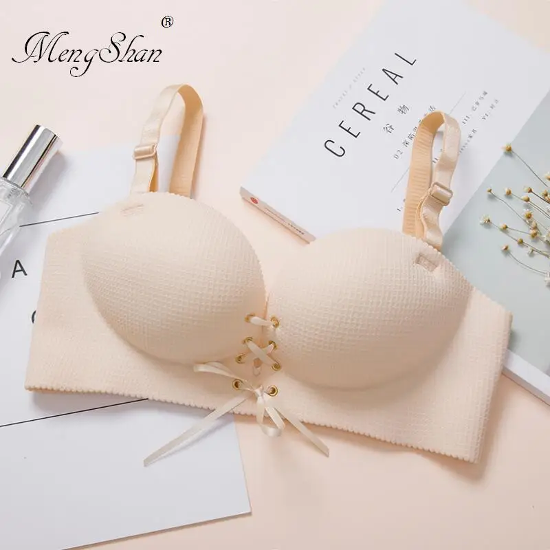 

Draw B rope and tie One piece Toggle Characteristic on Massage Granule Palm Cup Comfortably gather girls'underwear 75C 80C 85C