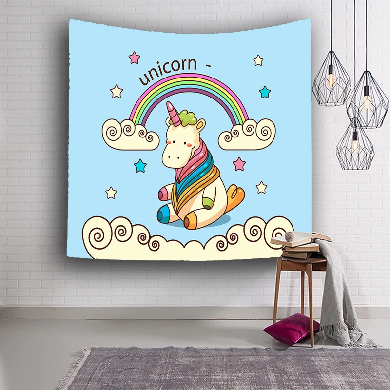 DHD Unicorn Tapestries Wall Hangings Elegant Wall Hanging Tapestry