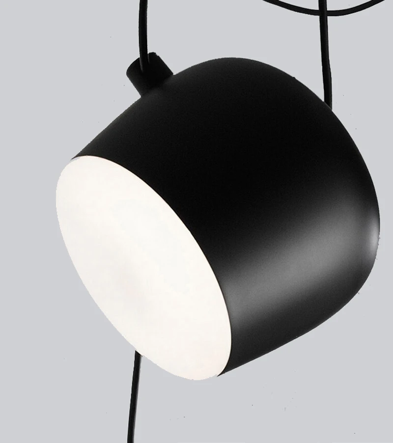 Американский промышленный алюминиевый паук подвесной светильник с акрилом черный белый светодиодный потолочный светильник для офиса кафе бар Декор - Цвет корпуса: With Acrylic Cab