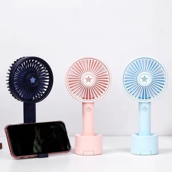

USB Fan Desk Lucky Star Aromatherapy Handheld Air Cooling Fan With Colorful Lights Portable Desktop Fan For Home Office