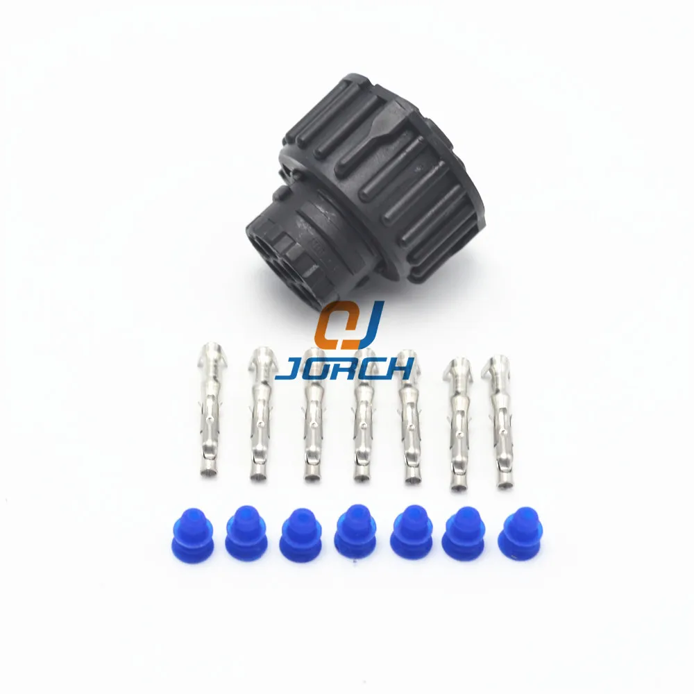 5 комплектов комплекты 7 pin Tyco Amp 1 мм BU STE KPL круговой DIN корпуса гнездовой разъем 968421