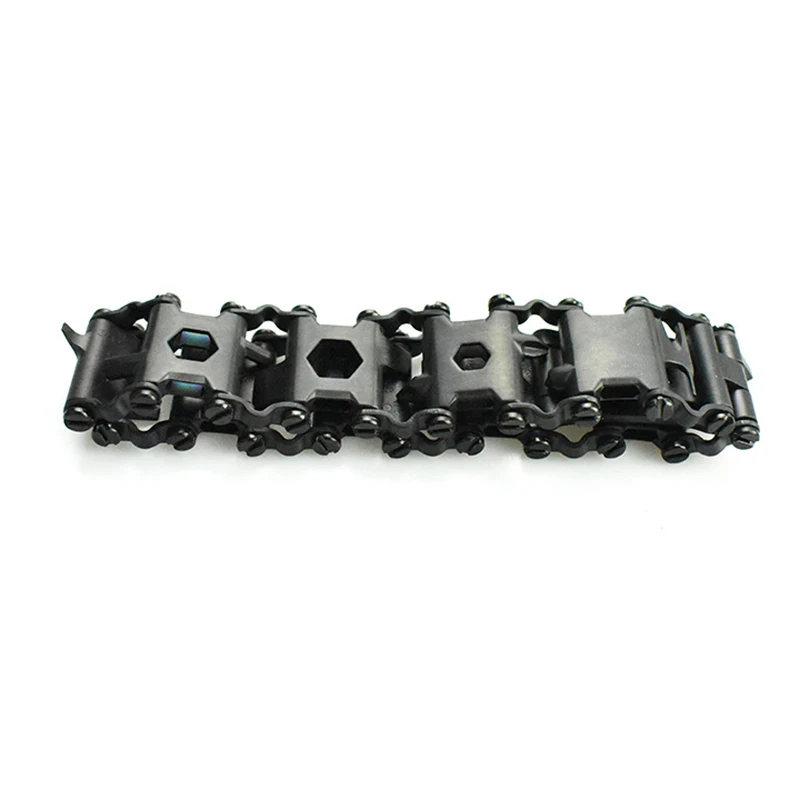 

Multi-function Bracelet Stainless Steel Wearable Bracelet Screwdriver Tool for Sailing Travel _WK