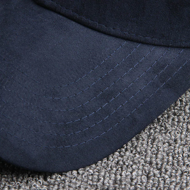 Классическая бейсболка Фибоначчи для женщин и мужчин, брендовая качественная замшевая винтажная однотонная Кепка для гольфа с застежкой сзади
