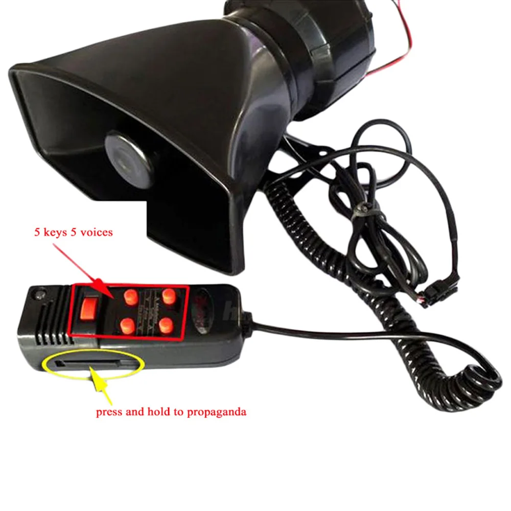 Super Loud Car Alarm Siren : 100w 150db 12v Loud Car Warning Alarm
