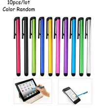 10 шт./лот емкостный сенсорный экран Сенсорный экран Стилус для iPhone iPad Air 2/1 мини 2/3 костюм для Универсальный для смартфона планшет ручка PC