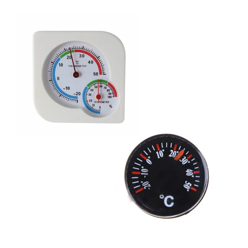 Indoor Outdoor Square Double Dial Thermometer Hygrometer Humidity Meter Inductive Pointer -20C-50C | Инструменты