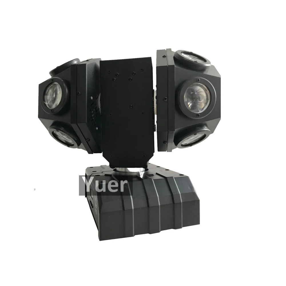 New 12x10W RGBW 4IN1 LED Beam Laser Moving Head Light DMX512 Disco Ball Sound Party Light DJ Bar Club Moving Head lights