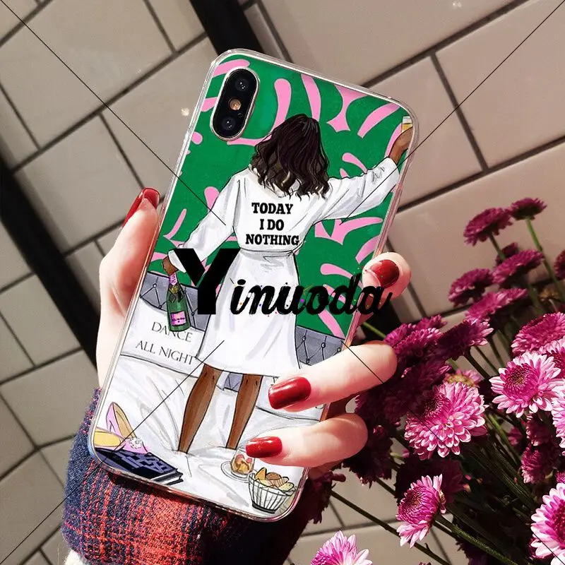 VOGUE Christmas Princess Girl Female boss coffee Phone Case