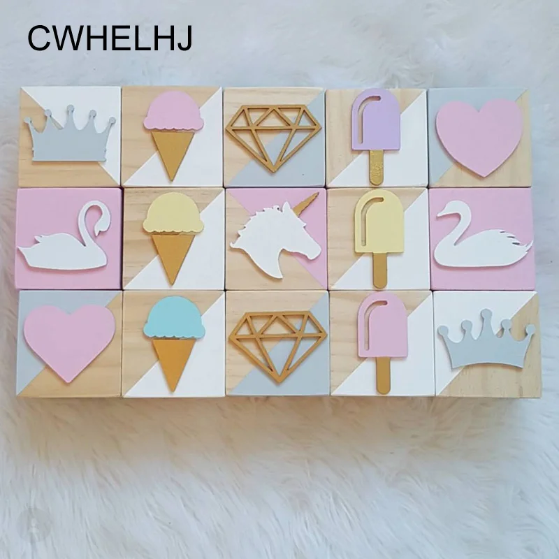 3 шт./компл. деревянный лебедь единорог|gift gifts|gifts childrengifts wood |