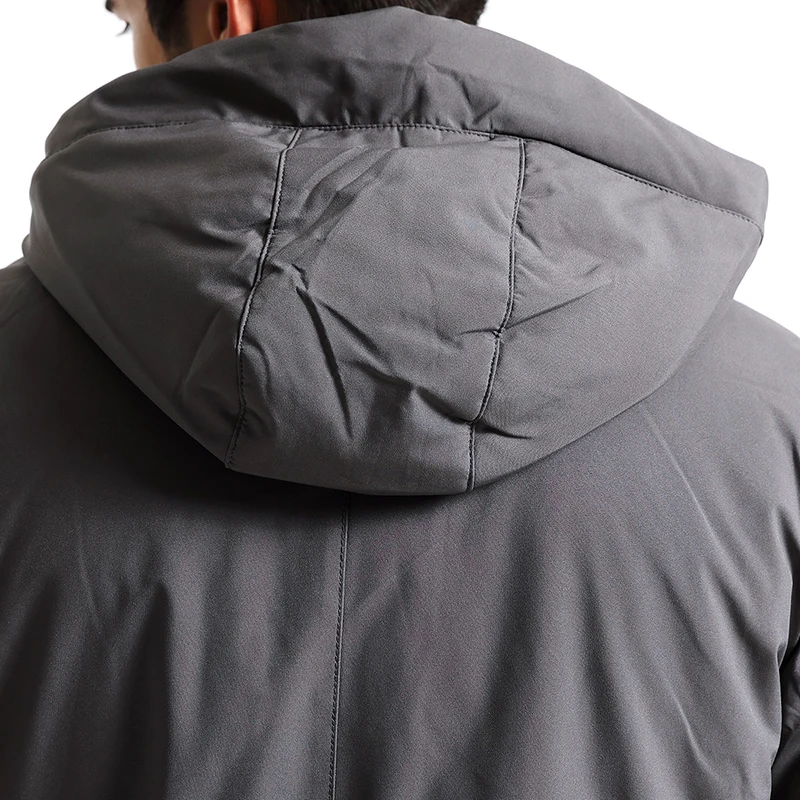 Grueso Brand Casual Chaqueta Gray Poliéster Alta Más Nuevo Md017002 Coats Moda Hombres Caliente Tamaño Invierno Simwood Calidad 2018 w60nBRv64