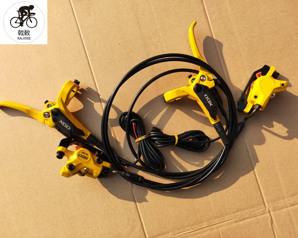 Yellow mtb brakes Clearance