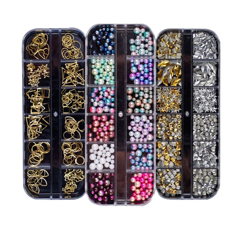

1Box Polymer Rhinestone Christmas Craft Decoration FlatBack Cabochon Embellishments For Scrapbooking Accessories Nail Art DIY