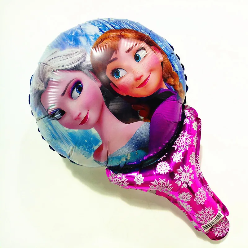 

1pc Anna And Elsa Party Supplies Balloons Hand Balloon Cheer Stick Party Decoration Girls Birthday Party Hand Stick