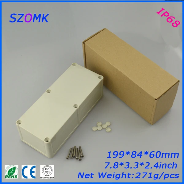 

IP 68 waterproof distribution box (1 pcs) 199*84*60mm amplifier enclosure plastic box electronics box plastic instrument case