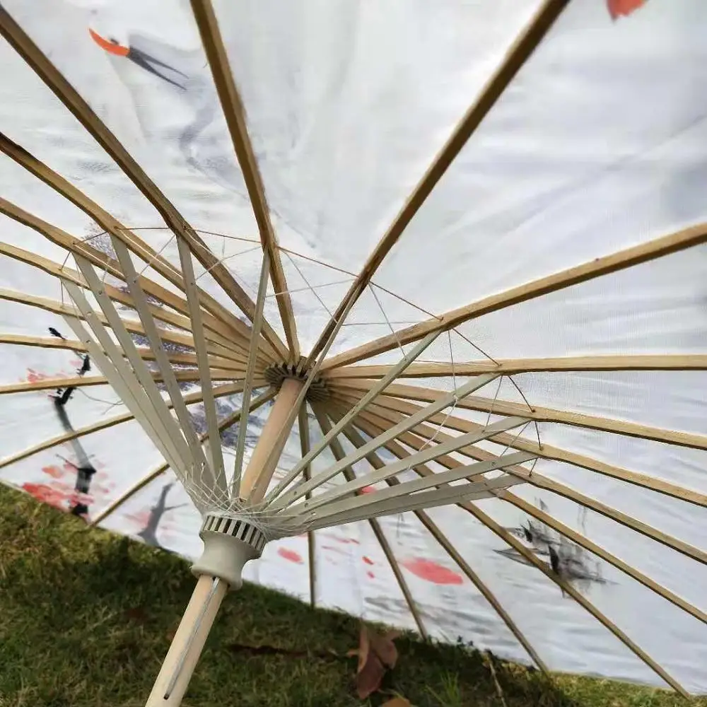 Декоративный зонтик с лентой и кисточками Древние китайские Зонты шелковая ткань фотография Танец Реквизит японский декоративный зонтик