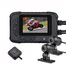 Blueskysea мотоциклетная dvr камера 32GB Двойная Full HD1080P камера s Водонепроницаемая g-сенсор мотоциклетная камера gps Dashcam