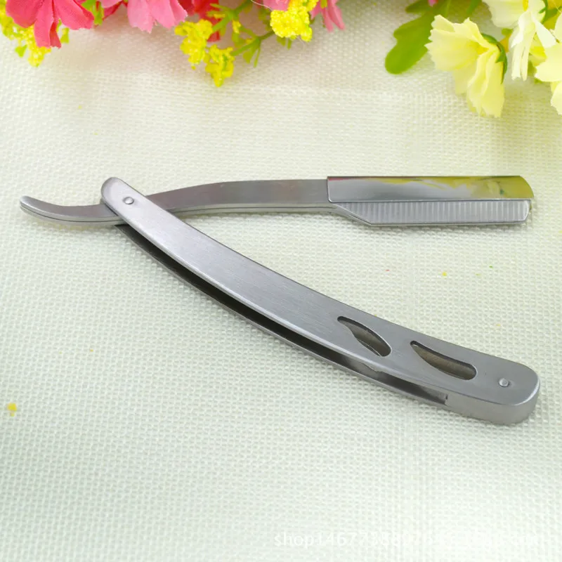

Old Fashioned Manually Razor Repair Eyebrows Knife Shaving Razor Stainless Steel Shavers Shave Hairdressing Tool Holder