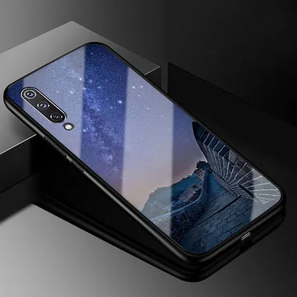 Чехол из закаленного стекла для Xiaomi Mi 9 Capa, чехол, мягкий силиконовый чехол, Жесткий Чехол для Xiaomi Mi 9 Coque, чехлы для телефонов - Цвет: A14
