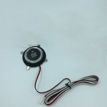 

12V Car Engine PKE Start/Stop Button Ignition Starter Engine Only The Button working with Keyless Entry Car Start System