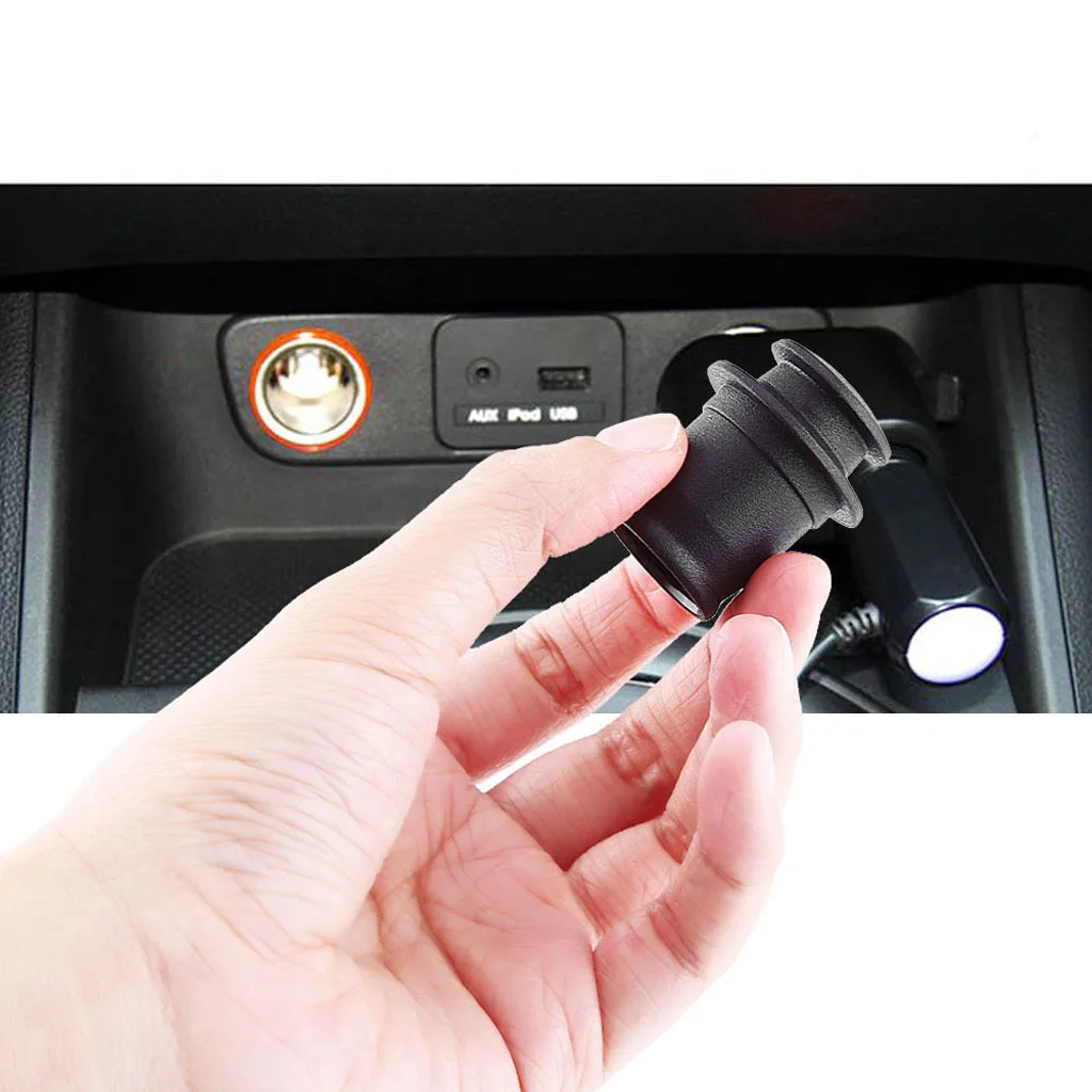 Universal Car Cigarette Lighter Socket Cover Dust Cap Waterproof Plug ABS Environmental Anti-Retardant Material