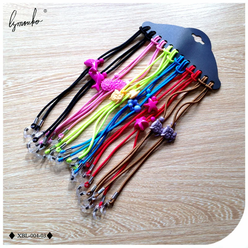 Lymouko 12pcs/Lot Mix Color Elastic Glasses String Bungee Cord