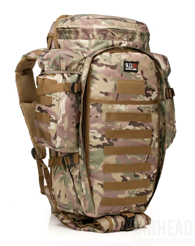Mochilas de Viagem dos Homens Militar Combinado Mochila Grande Capacidade Multifuncional Rifle Trekking Tático Assalto 911 60l 28 Cheap Mochilas escal.
