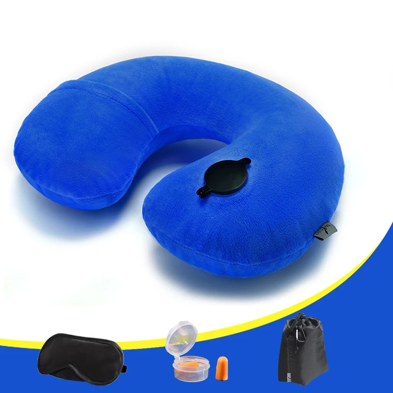 Новая h-образная надувная подушка для путешествий, Складная легкая подушка для шеи, подушка для автомобиля, Офисная Подушка для сна, подушка 39 - Цвет: 10