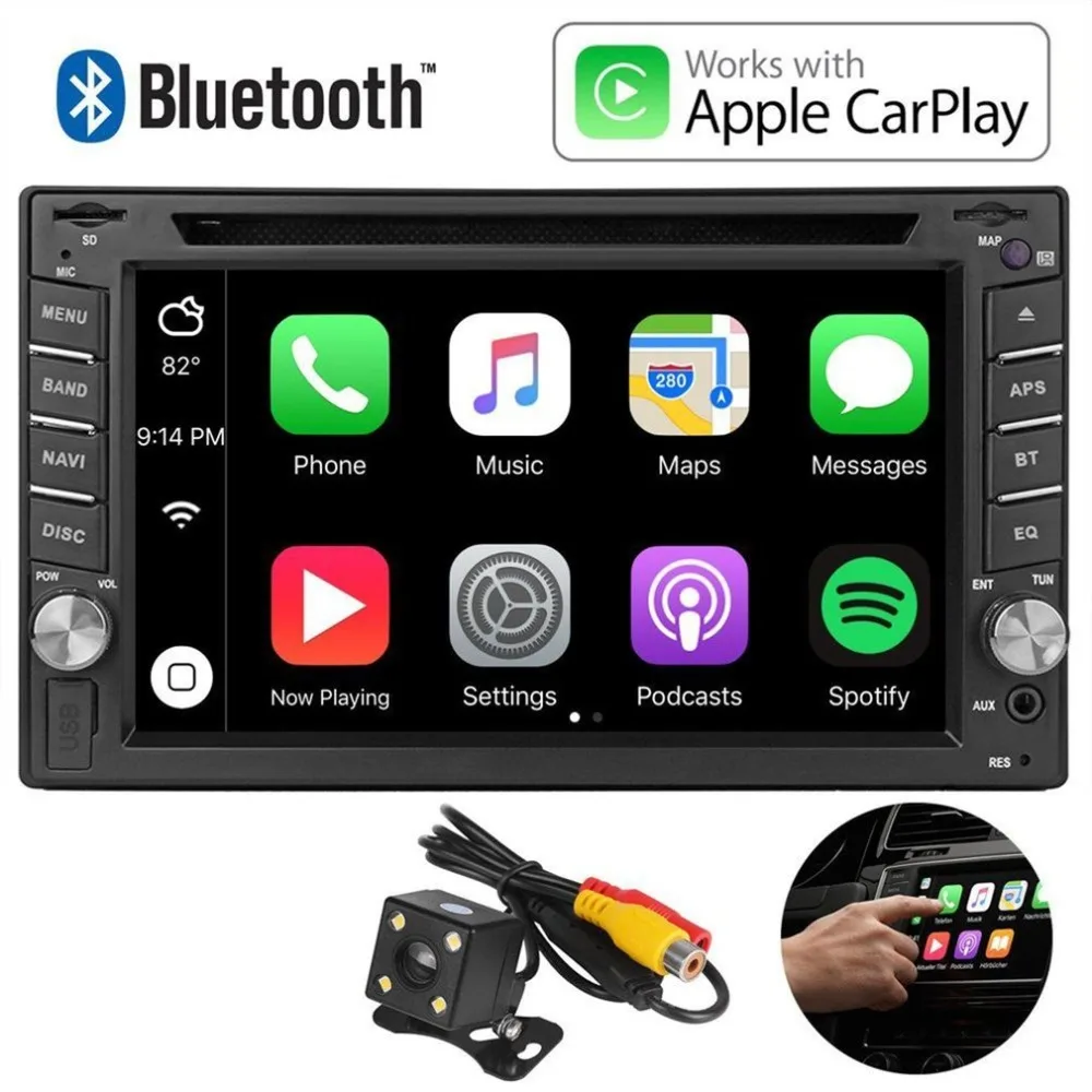 

New 2 Din Universal Car DVD Player Autoradio Carplay Bluetooth Car Stereo Stereo Radio Bluetooth USB/SD for Universal Cars