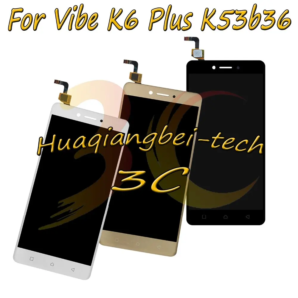 

5.5'' New For Lenovo Vibe K6 Plus K53b36 K53b37 Full LCD DIsplay + Touch Screen Digitizer Assembly 100% Tested