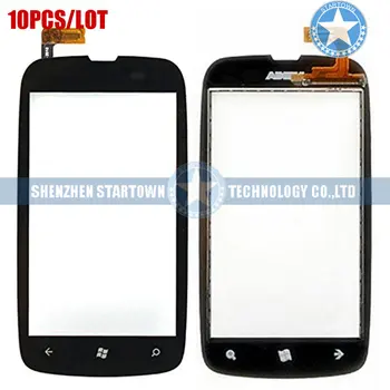 

10pcs/lot Black For Nokia Lumia 610 Touch Screen Digitizer Glass Lens Panel Replacement Parts