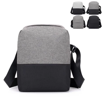 

DXYIZU Brand Men's Shoulder Bag Casual Business Men Handbag Bag Light Waterproof Messenger Bag Male Ipad Patchwork Bags bolsas
