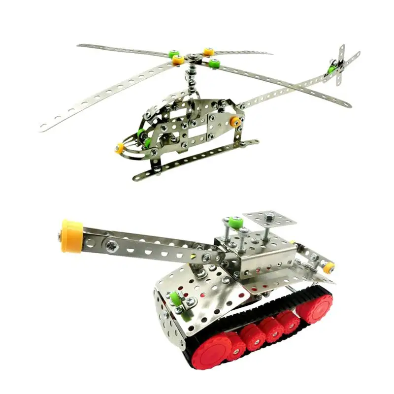 

Puzzle Brinquedo 3D Vehicle Metal Assembly Model Toy Kids DIY Building Blocks Educational Puzzles Toys for Adults Present Gift