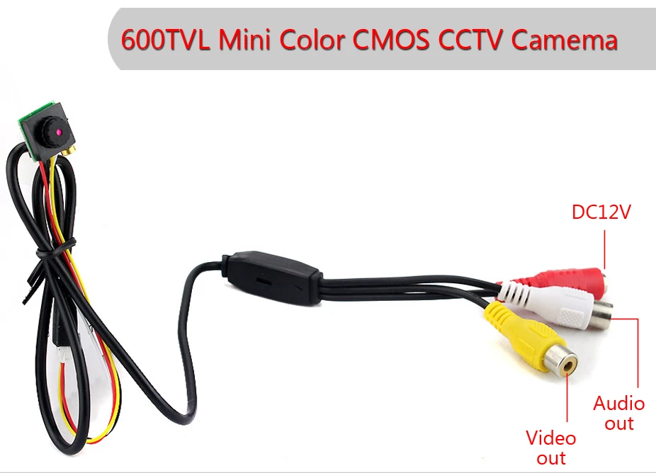 700TVL маленький Цвет CMOS CCTV мини-камера