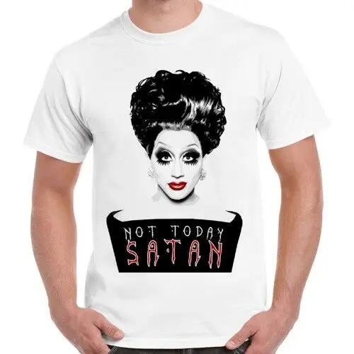Не Сегодня Сатана Bianca Del Rio гордость ЛГБТ Rupauk перетащите Ретро футболка 95 Холодный