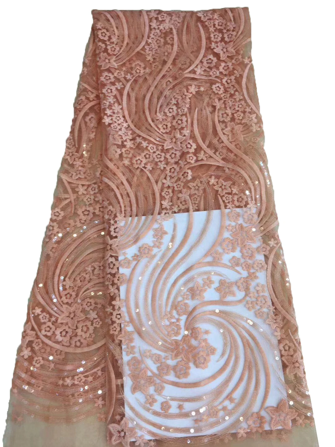 5yards Fushia pink dubai bridal lace dress fabric embroidery garment fabric french lace fabric