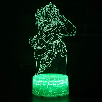 

Dragon ball legend Sun Wukong theme 3D Lamp LED night light 7 Color Change Touch Mood Lamp Christmas present Dropshippping