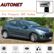 AUTONET камера заднего вида для peugeot 206 peugeot 207 седан CCD/резервная камера парковки/4 светодиода/ночное видение/камера номерного знака