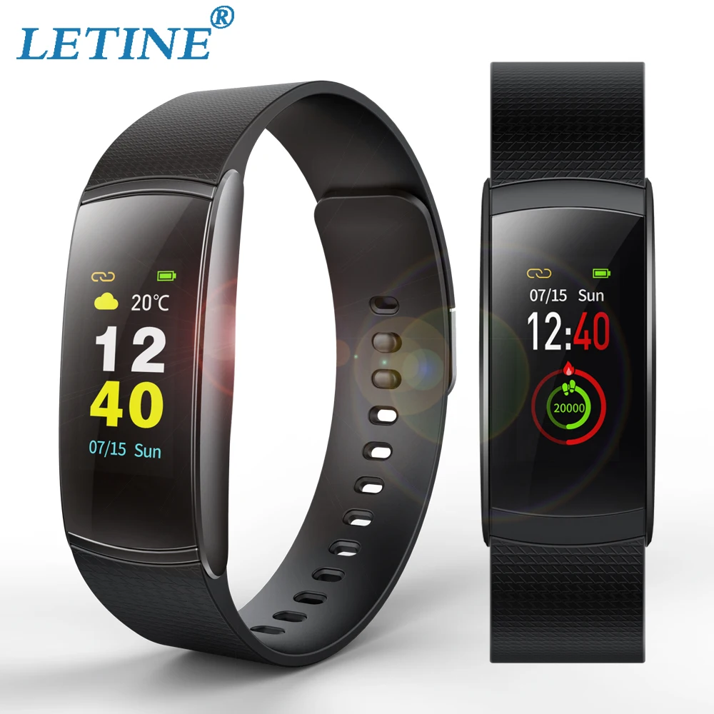 

Letine Fitness Monitor Smart Sports Bracelet I6 PRO C Heart Rate Smart Bracelet IP67 Touch Screen Wristband For IOS Android