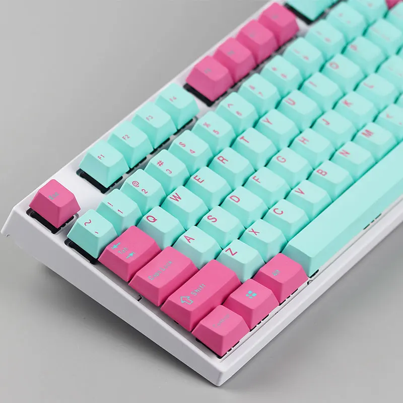 Новое поступление pbt keycap Вишневый Профиль Двойной снимок 106 клавиш 3494 колпачки