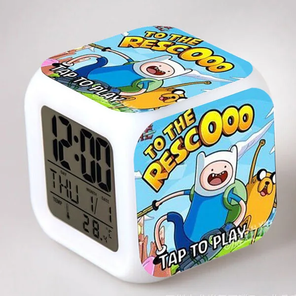 Orologi a LED orologio Adventure Time con sveglia digitale luminosa Finn e  Jake 7 colori Flash reloj (tador infantil|reloj despertador|reloj  despertador infantilalarm clock - AliExpress