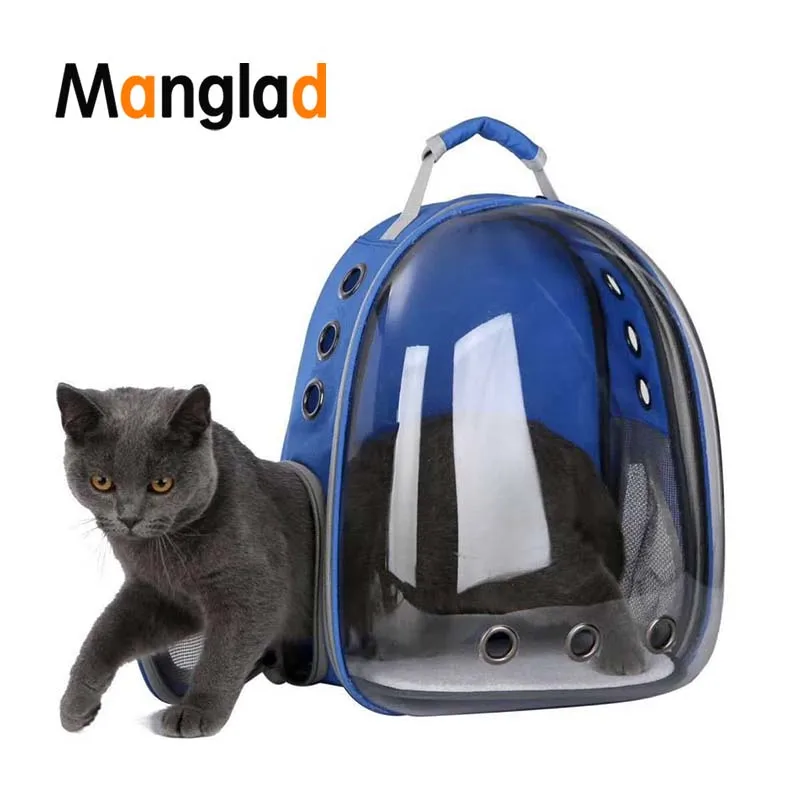 

Manglad Large Space Breathable Portable Pet Carrier Bag Outdoor Travel puppy cat bag Transparent Space Pet Backpack Capsule